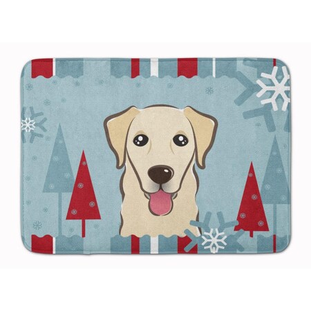 Carolines Treasures Winter Holiday Golden Retriever Machine Washable Memory Foam Mat BB1748RUG